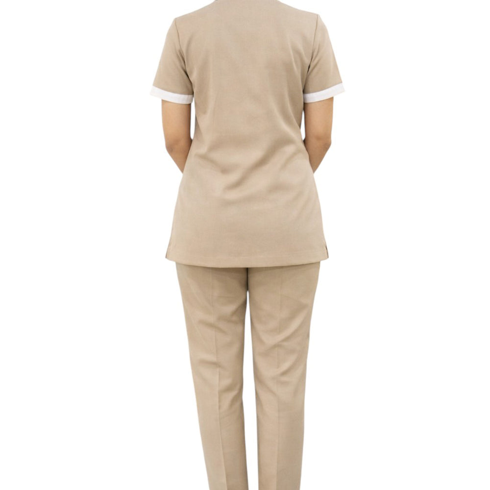 Beige Women Executive Uniform Set | Uniform Craft