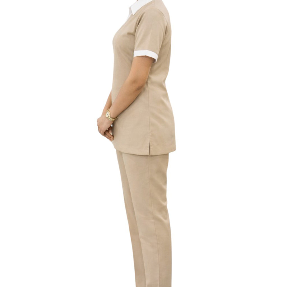 Beige Women Executive Uniform Set | Uniform Craft