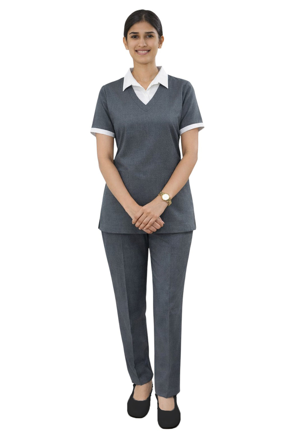 Grey Women Executive Uniform Set | Uniform Craft