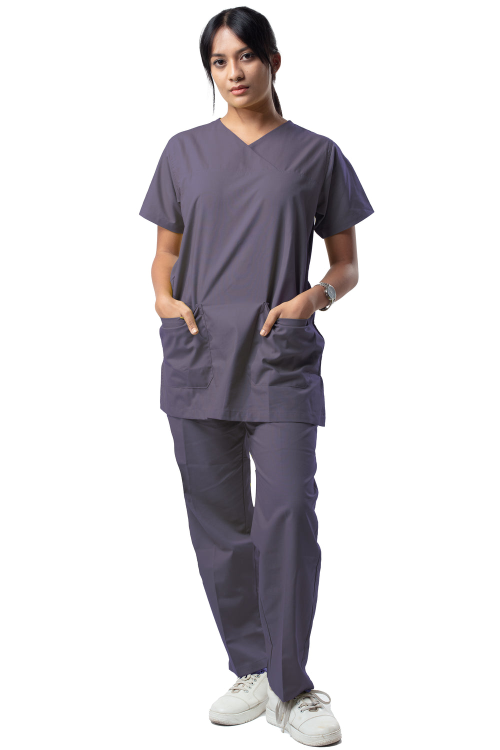 Female Scrub Suit - DSVX - Grey