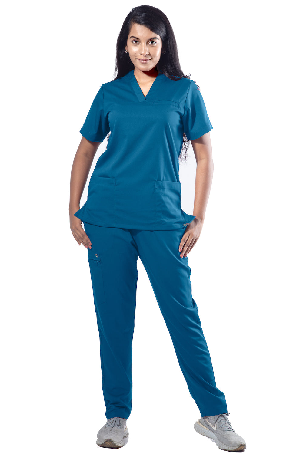 UC Stretch - Female Scrub Set - Jade Blue