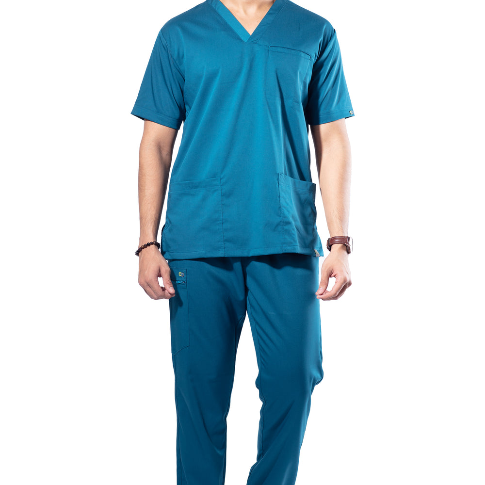 
                      
                        UC Stretch - Male Scrub Set - Jade Blue
                      
                    