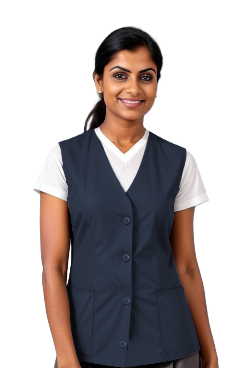 Women's Support Staff Vest  - SSV - Navy