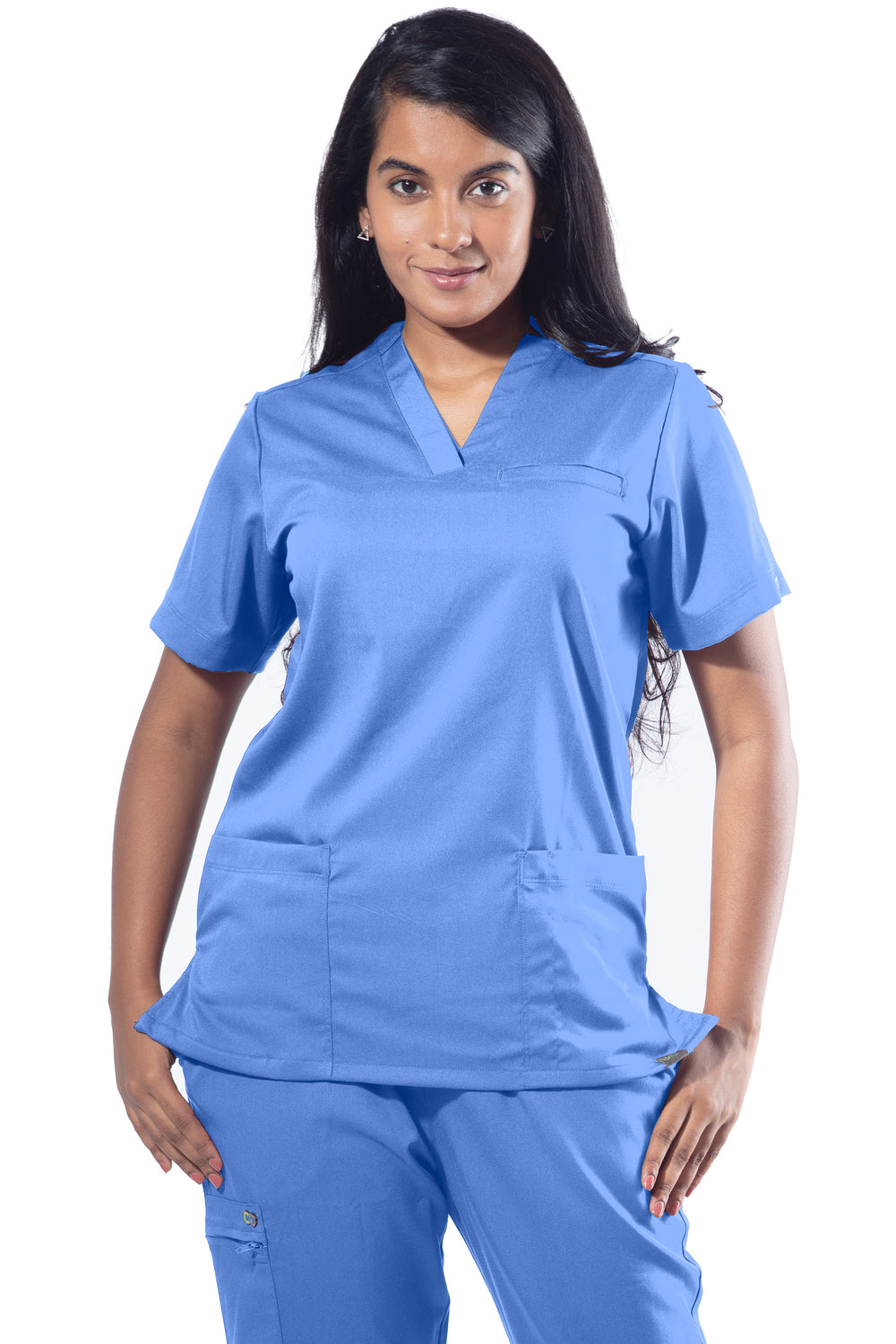 UC Stretch - Female Scrub Top - Neptune