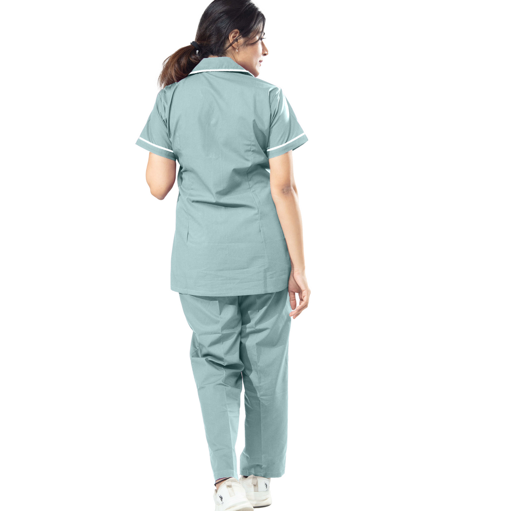 
                      
                        Female Nurse Uniform  NT01 - Ash Green
                      
                    