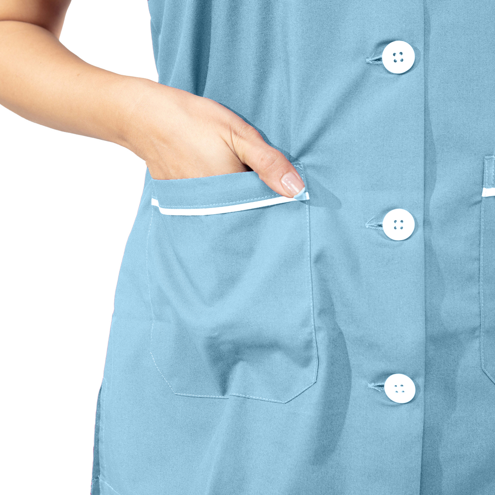 
                      
                        Female Nurse Uniform  NT01 - Light Blue
                      
                    