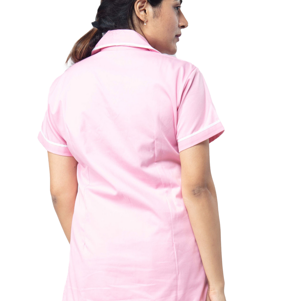 
                      
                        Female Nurse Uniform NTT01 - ONLY TOP (PINK WHITE)
                      
                    
