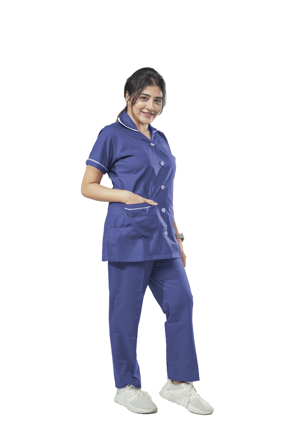 Female Nurse Uniform  NT01 - Royal Blue