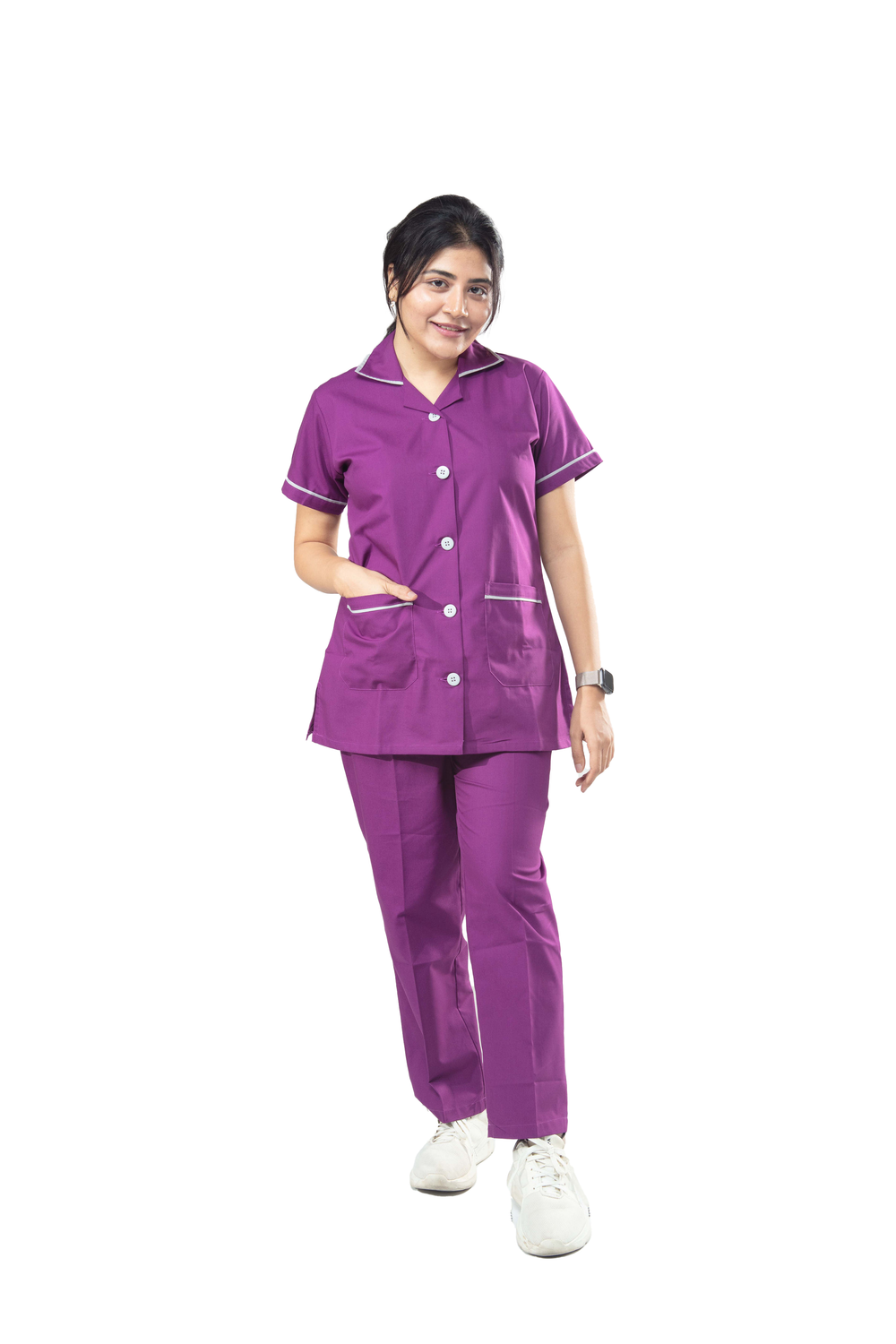 Female Nurse Uniform  NT01 - Violet