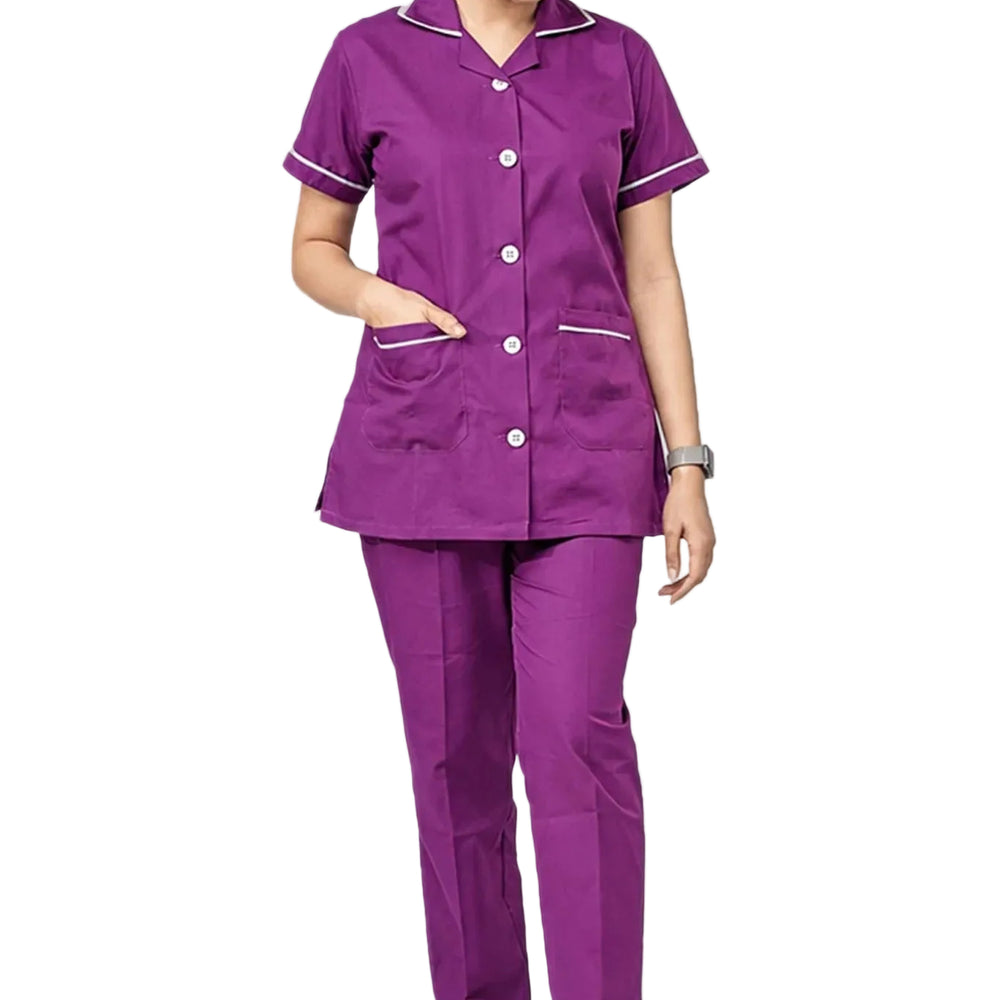 Female Nurse Uniform NT01 - Violet – Uniform Craft