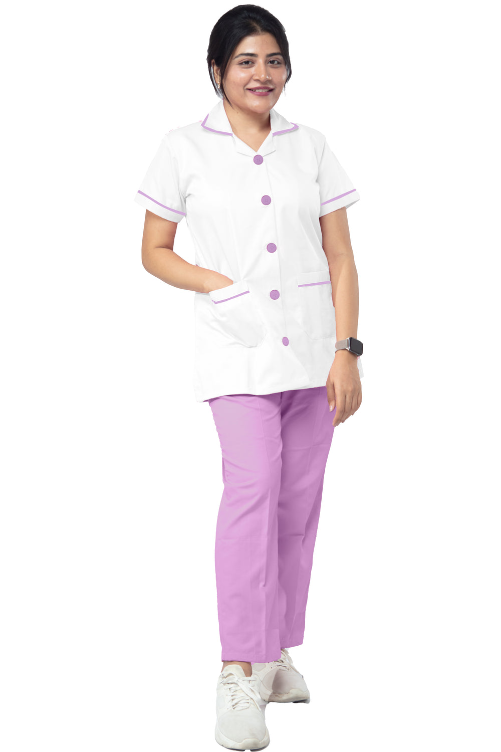 Female Nurse Uniform  NT01 - Lavender