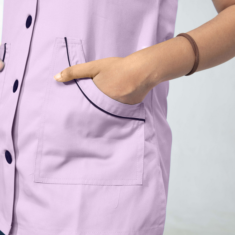 
                      
                        Female Nurse Uniform NT02 - Light Purple
                      
                    