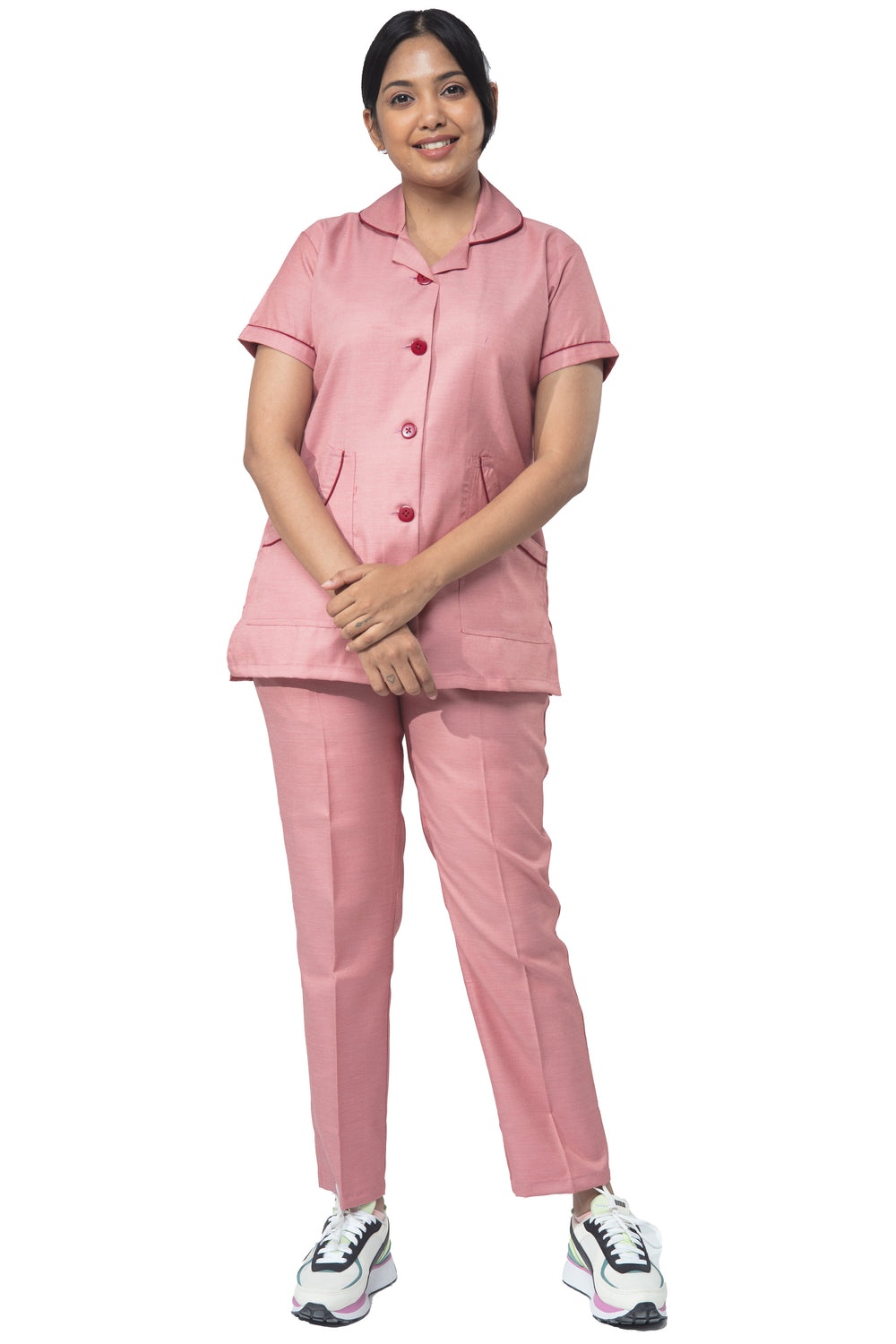 Female Nurse Uniform NT02 - Red