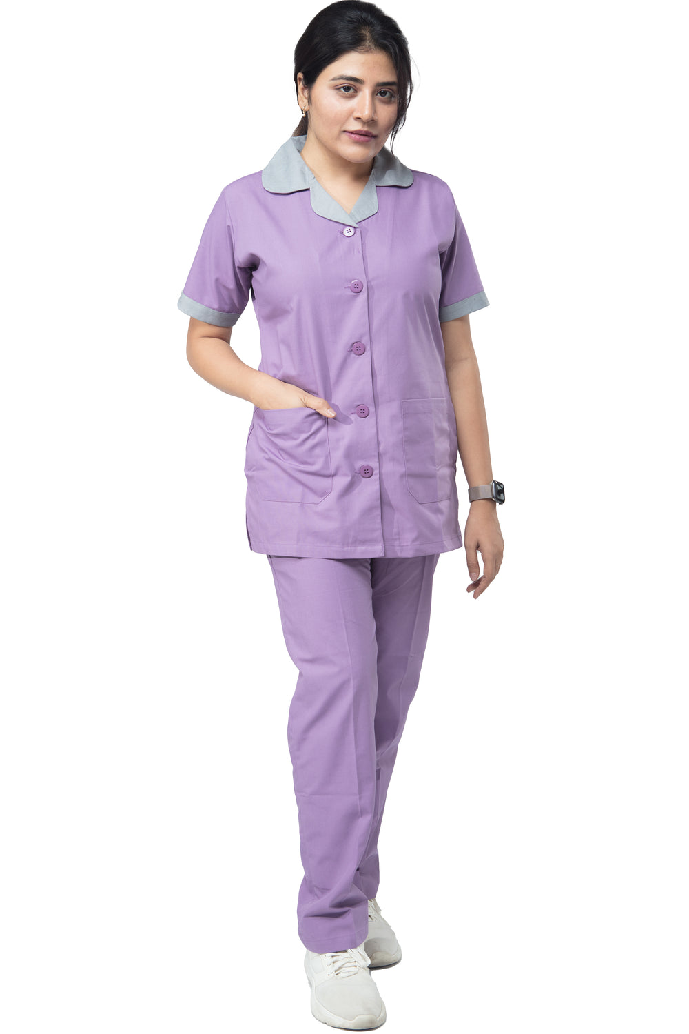 Female Nurse Uniform NT03 - Lavender