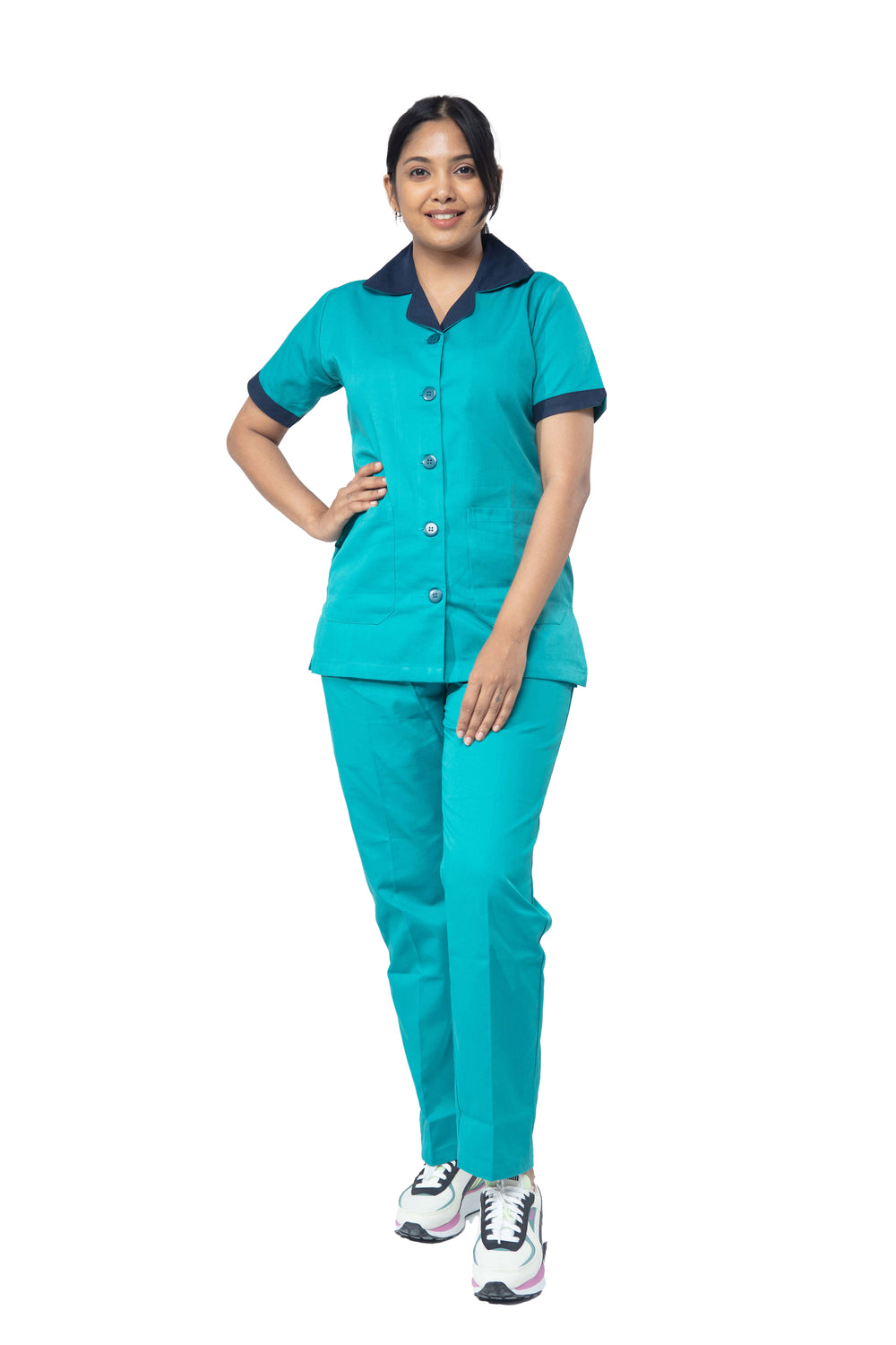 Female Nurse Uniform NT03 - Teal