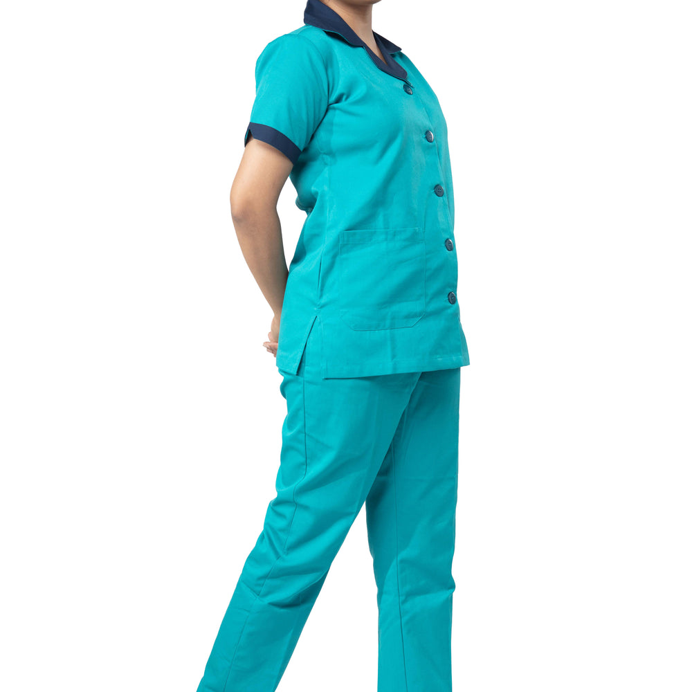 
                      
                        Female Nurse Uniform NT03 - Teal
                      
                    