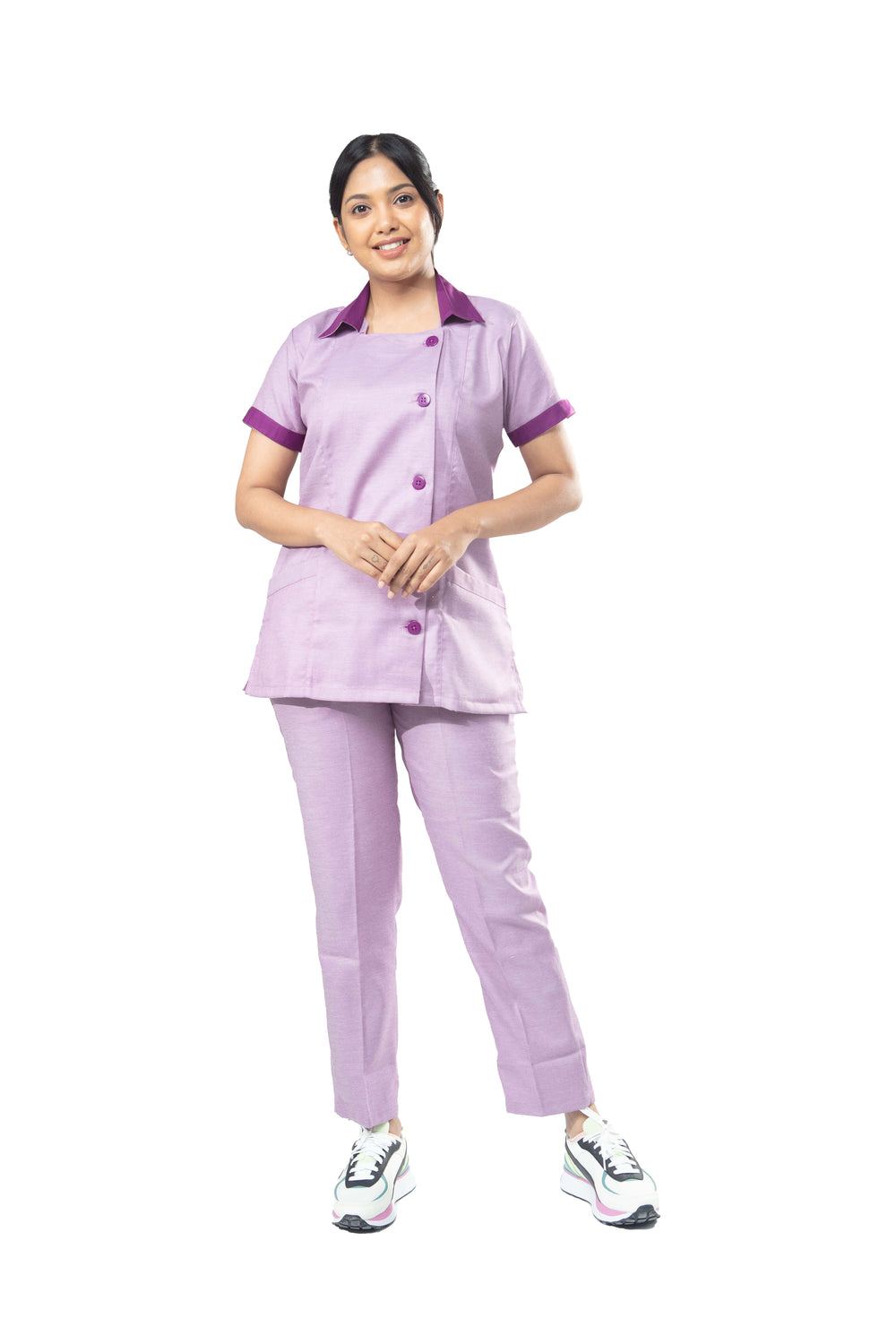 Female Nurse Uniform NT04 - Violet