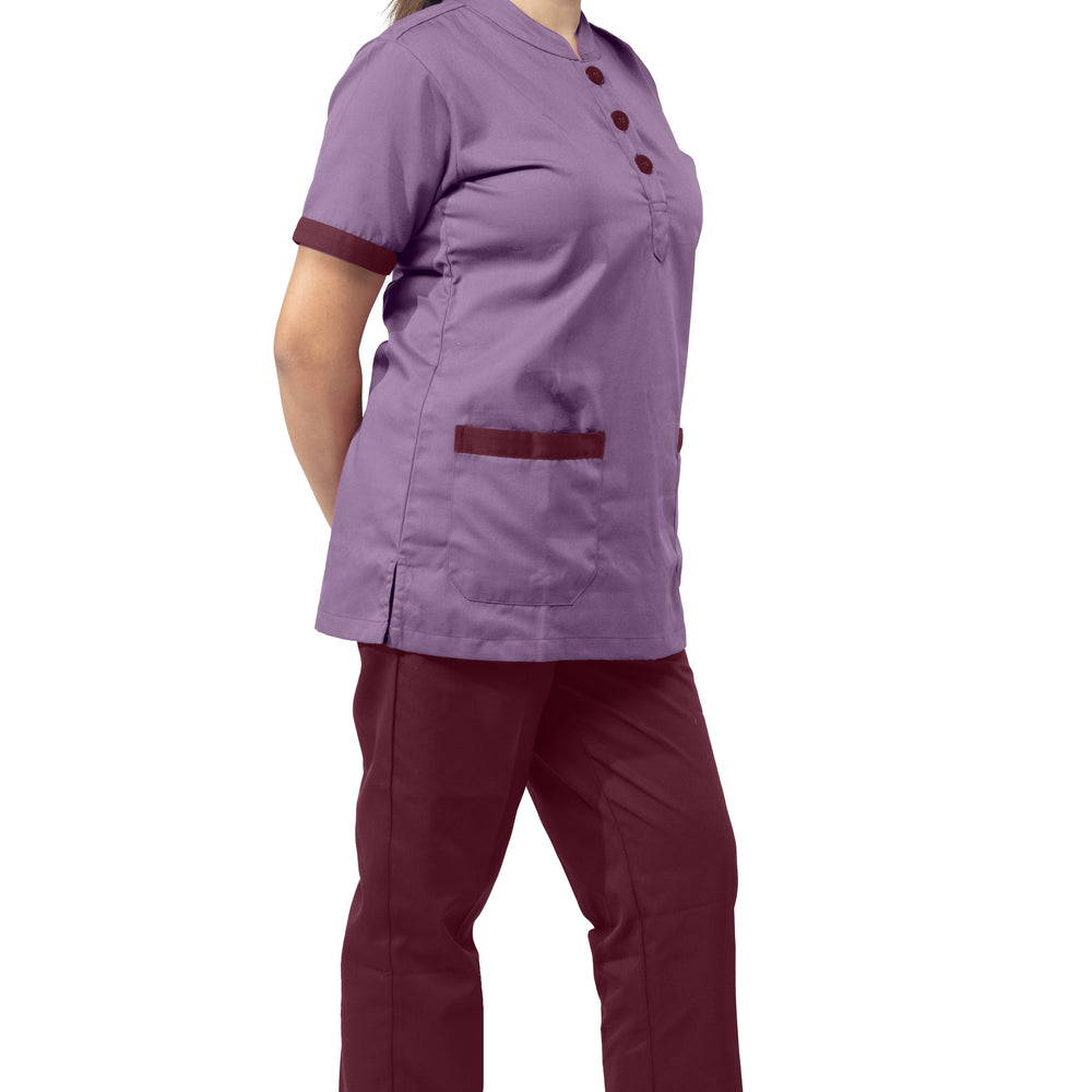 
                      
                        Female Nurse Uniform NT06 - Lavender
                      
                    