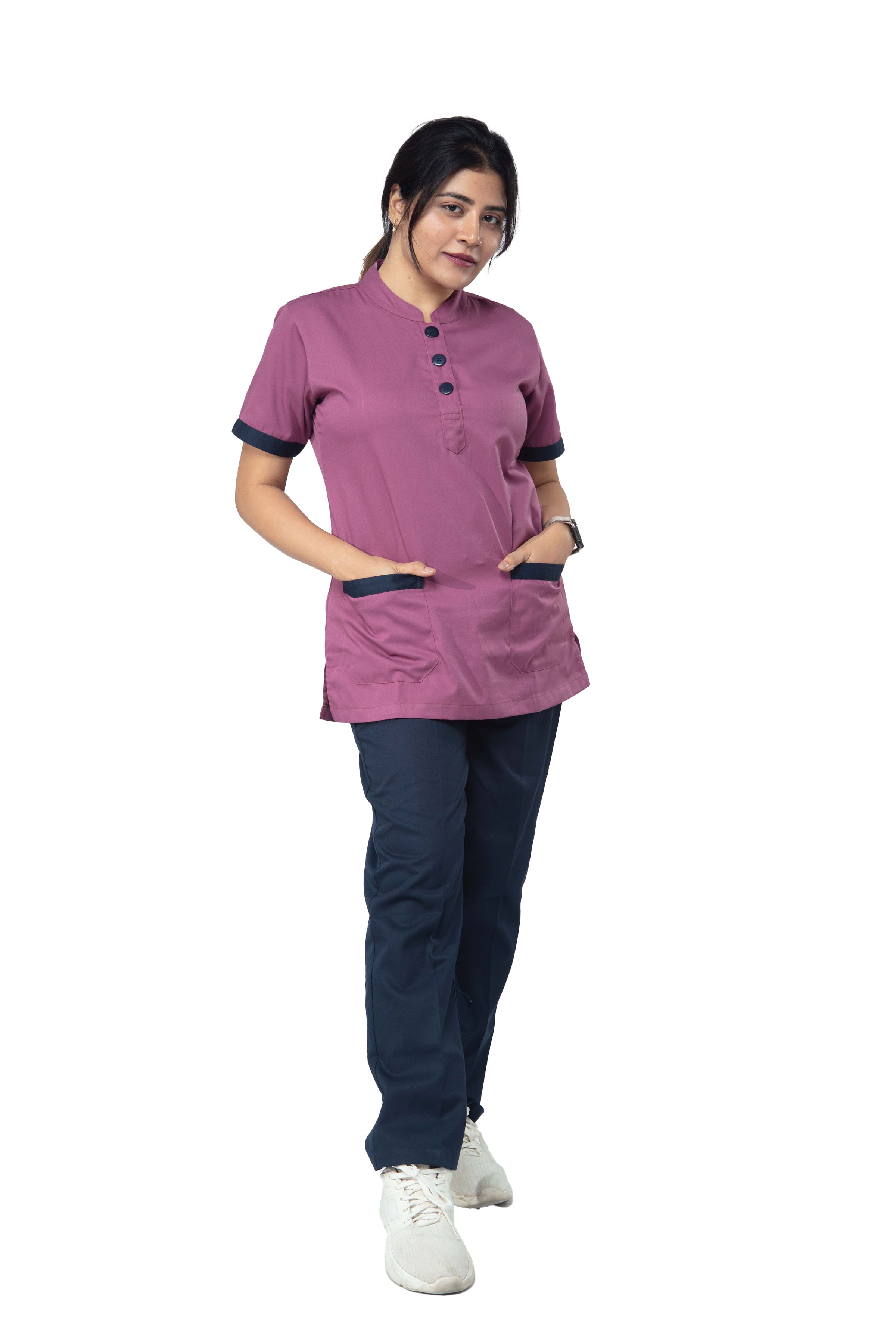 Female Nurse Uniform NT06 - Plum – Uniform Craft
