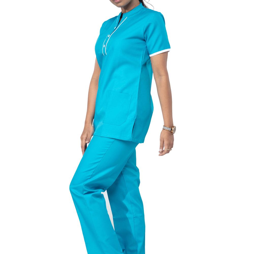 
                      
                        Female Nurse Uniform NT07 - Aqua
                      
                    