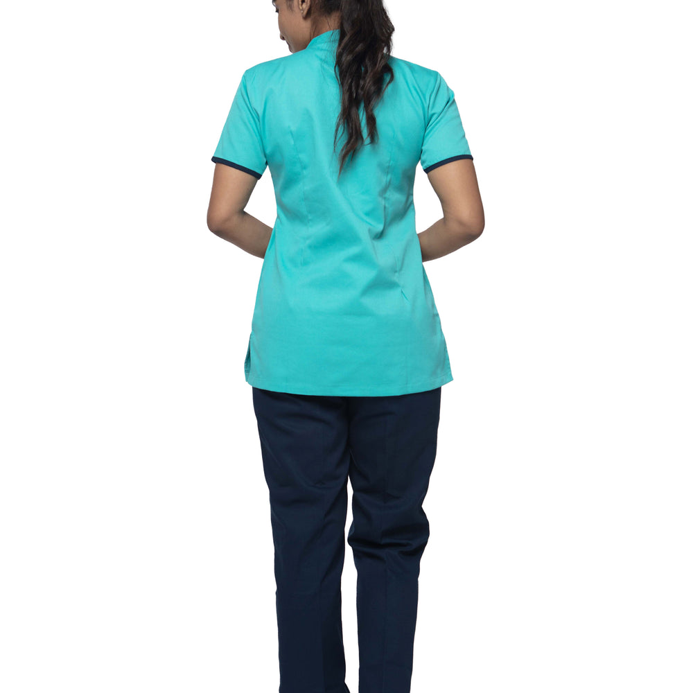 
                      
                        Female Nurse Uniform NT07 - Light Teal
                      
                    