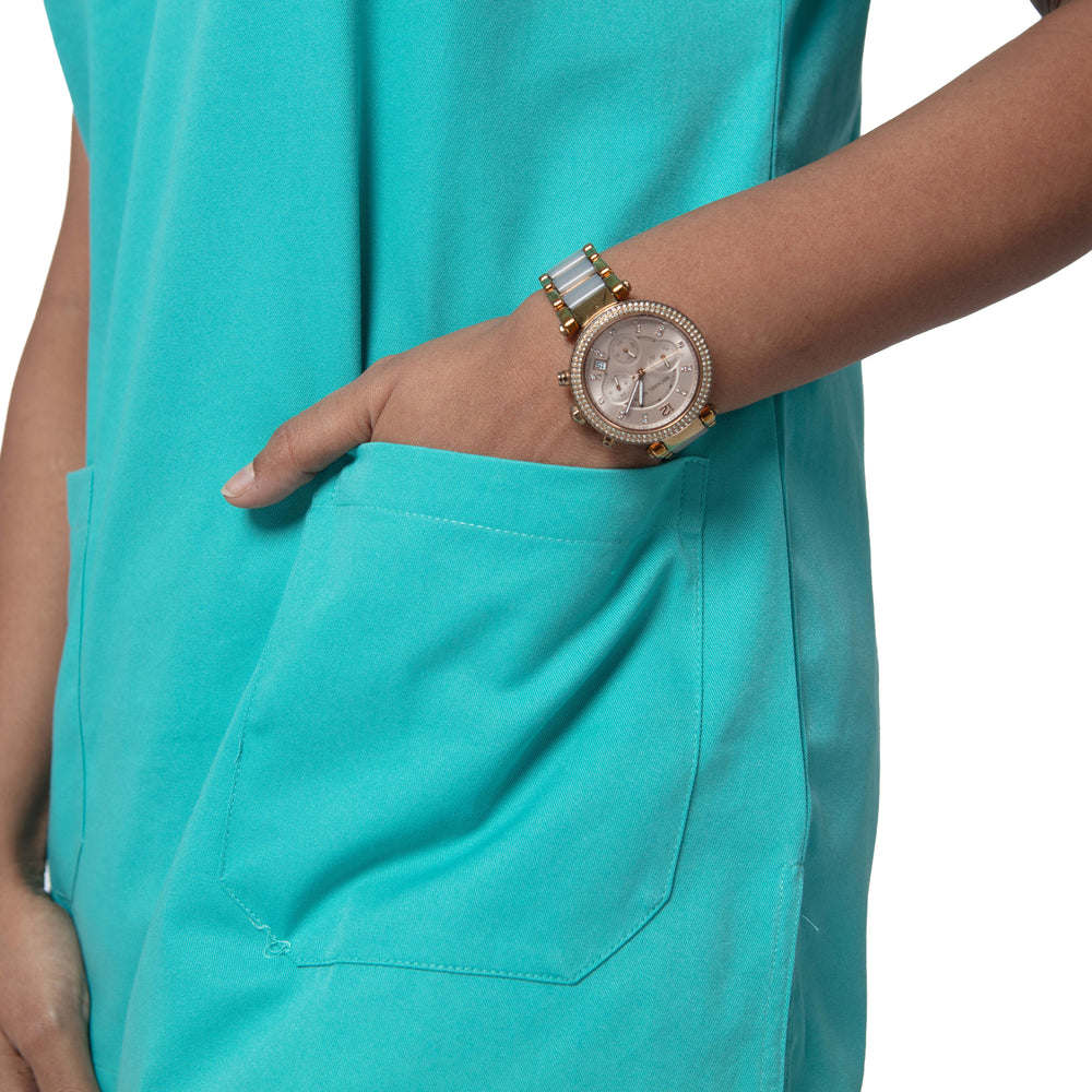 
                      
                        Female Nurse Uniform NT07 - Light Teal
                      
                    