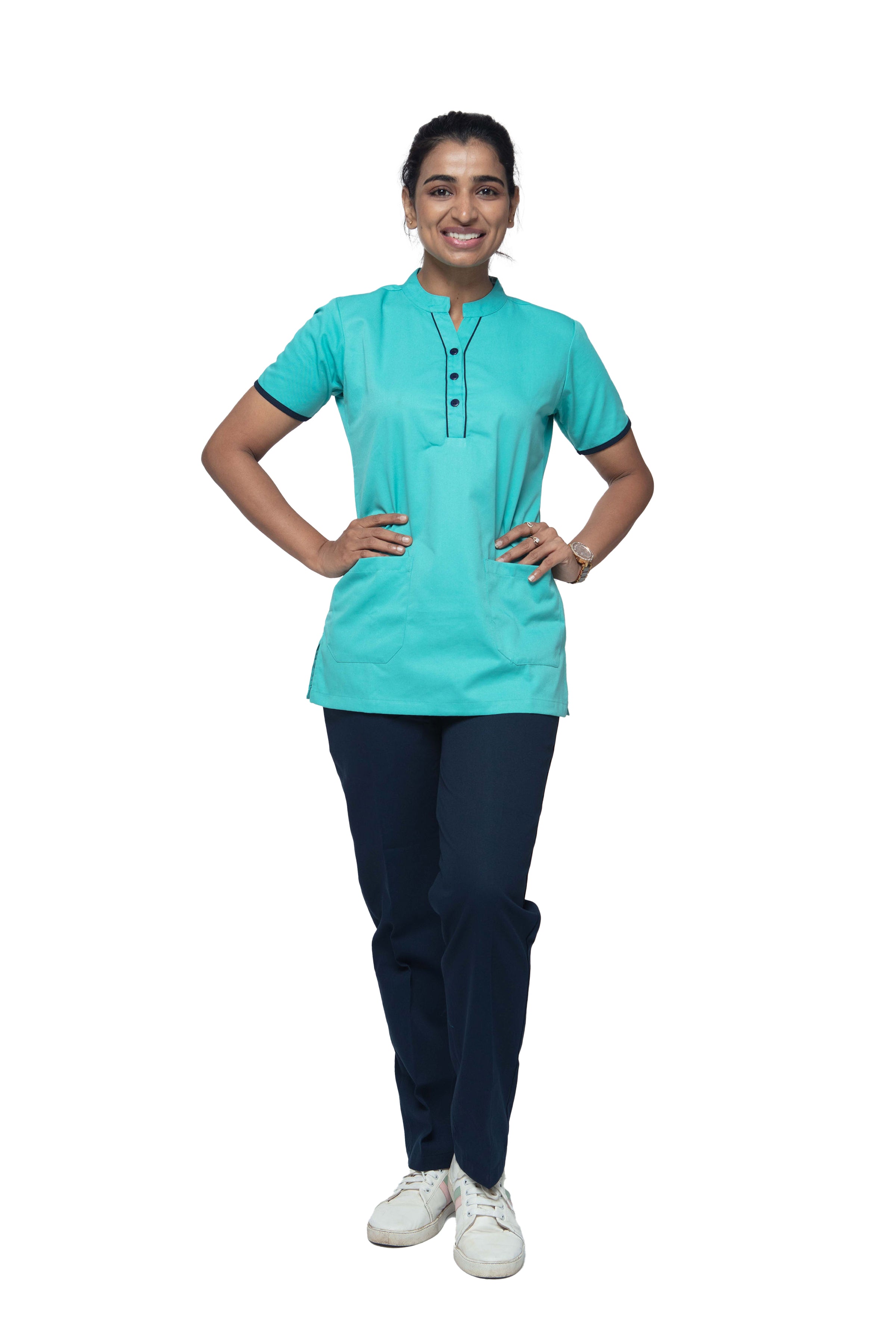 Female Nurse Uniform NT07 - Light Teal – Uniform Craft