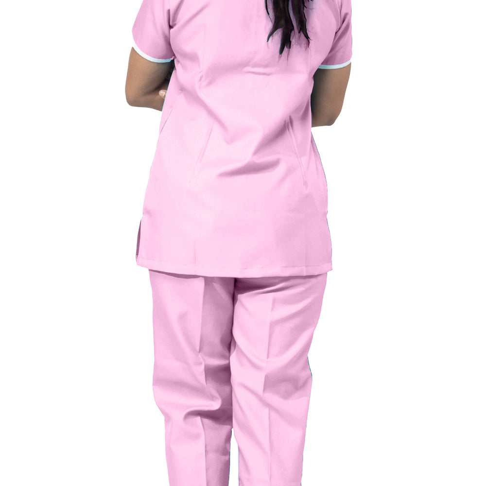 Female Nurse Uniform NT07 - Pink Uniform Craft Female Nurse Uniform NT07 - Pink Uniform Craft