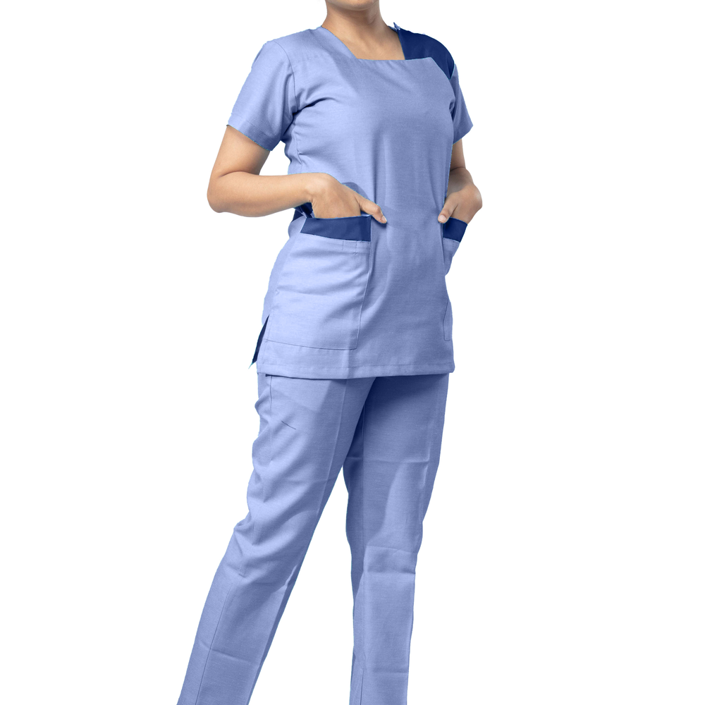 
                      
                        Female Nurse Uniform NT08 - Indigo
                      
                    