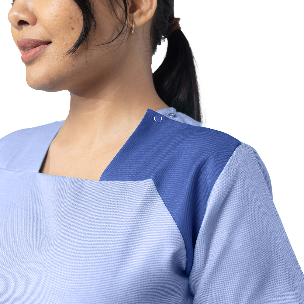 
                      
                        Female Nurse Uniform NT08 - Indigo
                      
                    