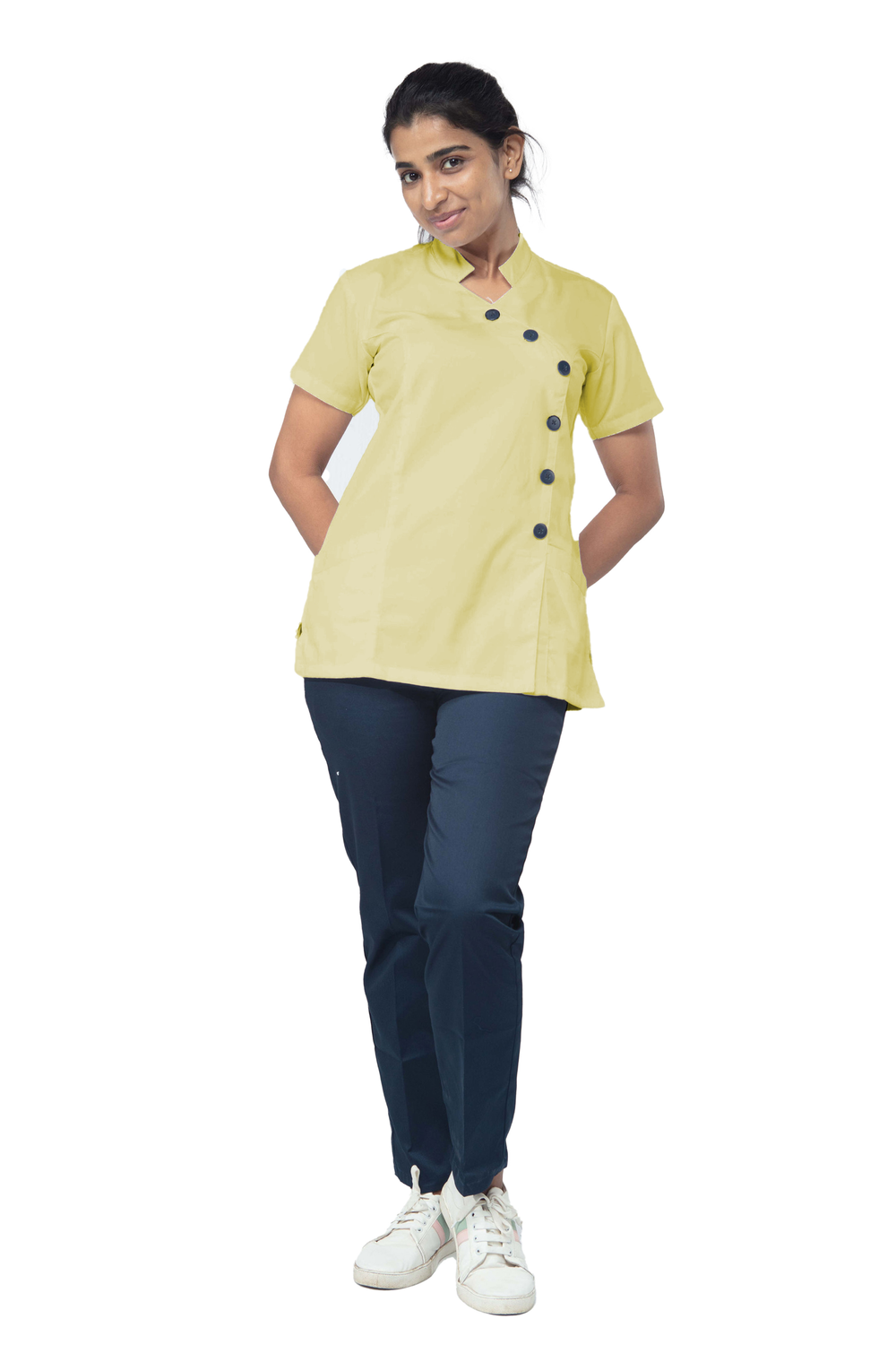 Female Nurse Uniform NT09 - Ginger Yellow