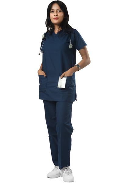 Female Scrub Suit - Cross V Neck - DSVX | Uniform Craft