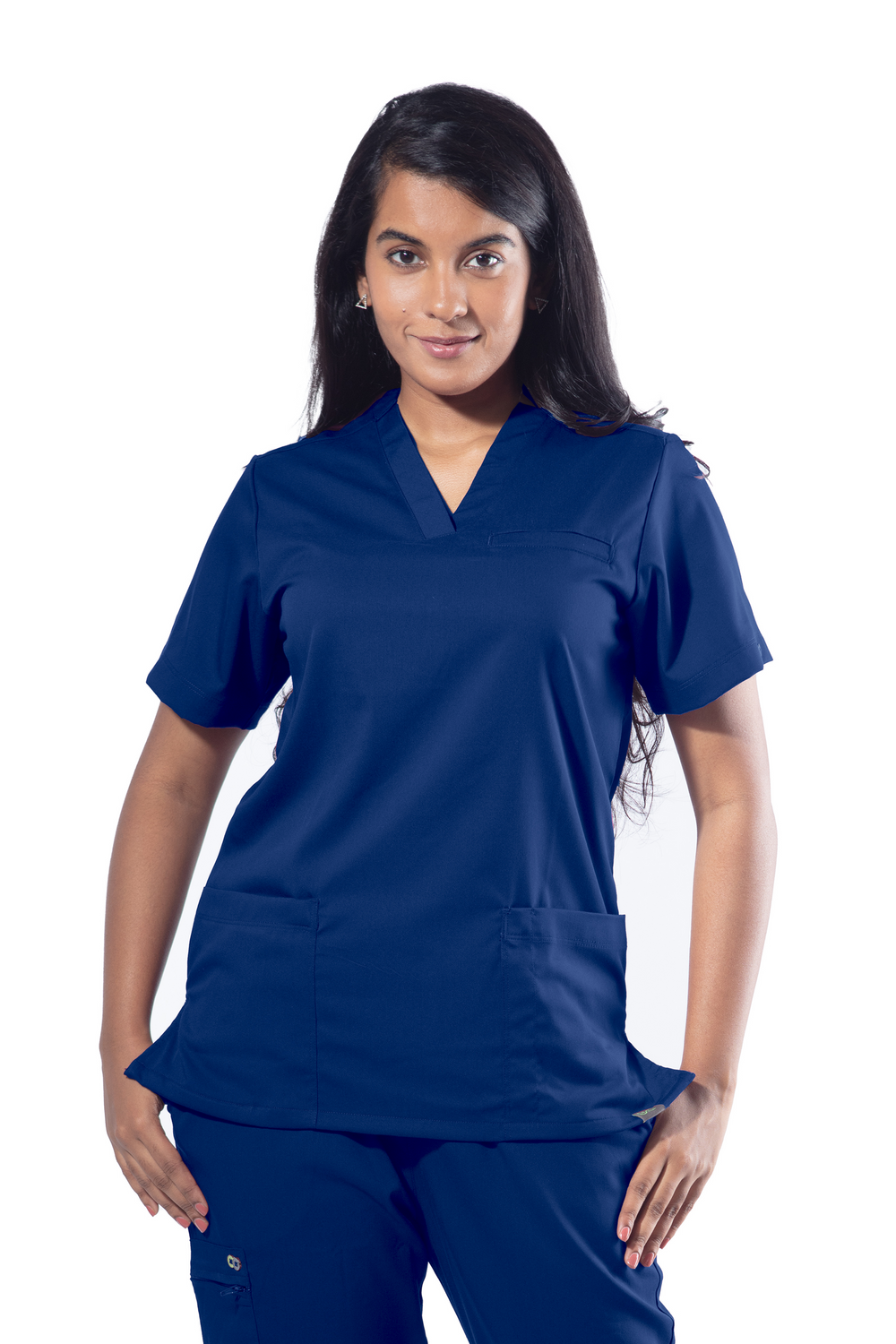 UC Stretch - Female Scrub Top - Sapphire