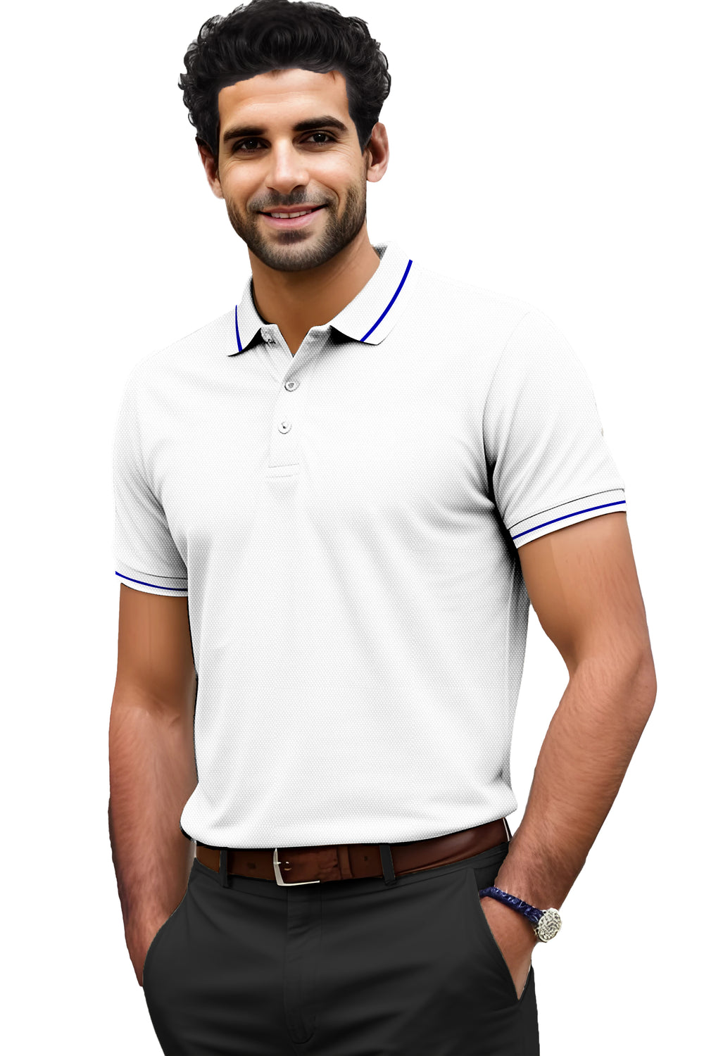 Men’s Polo T-Shirt - White