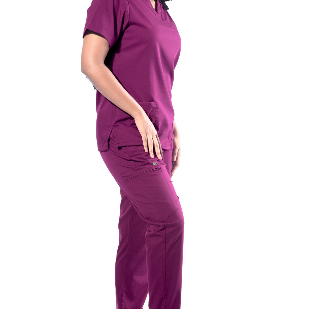 
                      
                        UC Stretch - Female Scrub Top - Wine
                      
                    