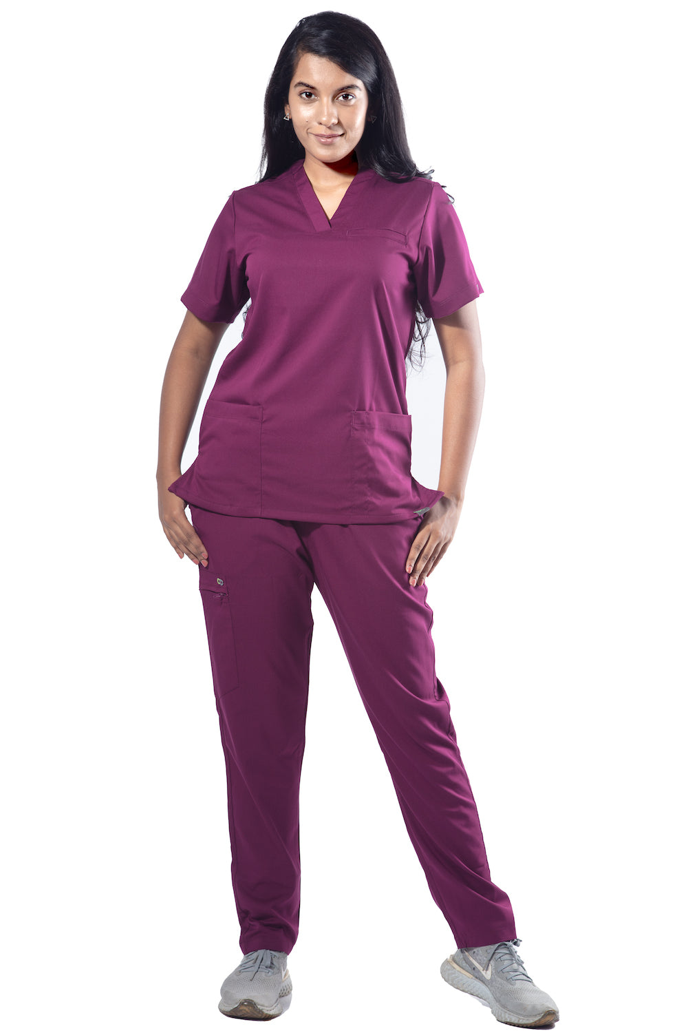 UC Stretch - Female Scrub Set - Wine