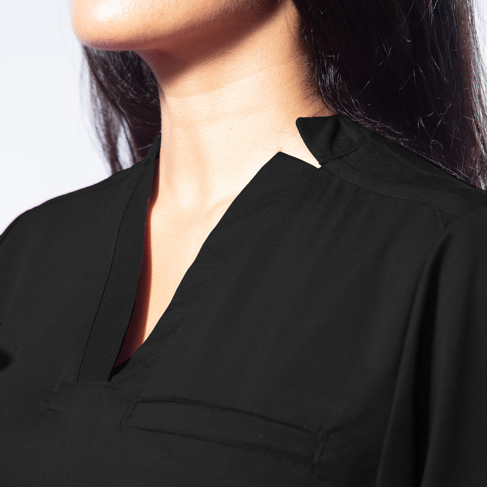 
                      
                        UC Stretch - Female Scrub Top - Cool Black
                      
                    