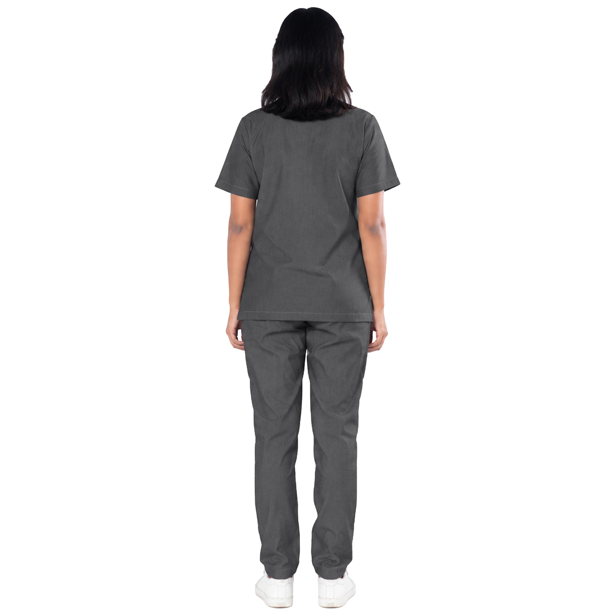 Female Denim Scrubs DNM-SF-Charcoal – Uniform Craft