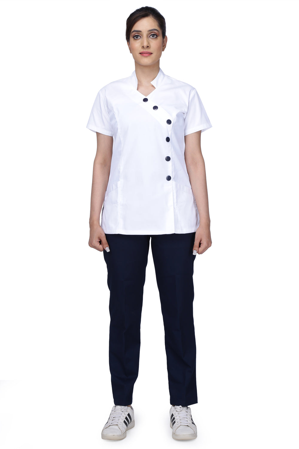 Female Nurse Uniform NT09 - White